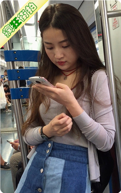地铁上的美女萌妹子-193MB