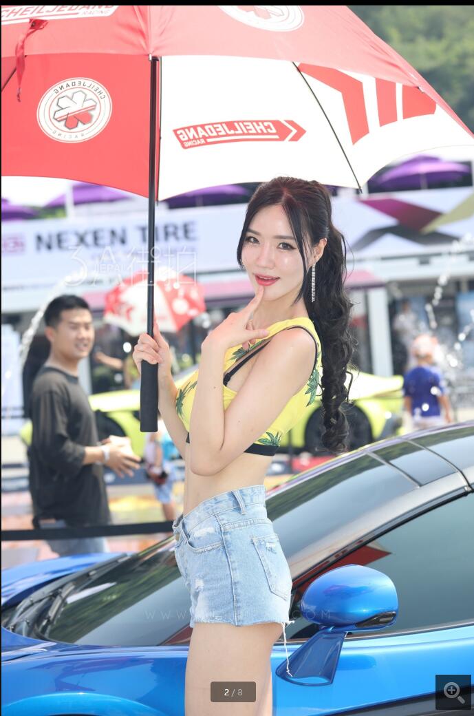 【Kol售图】长腿美臀的韩国车模姐姐 -12P