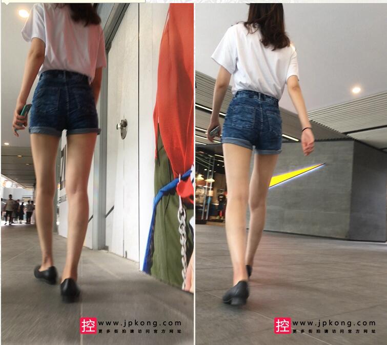 [大凤梨] 牛仔短裤白皙匀称长腿DF038[309M]